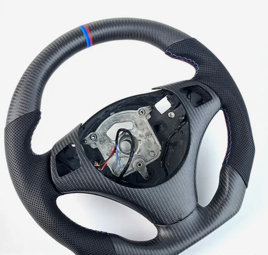 Custom carbon fiber steering wheel